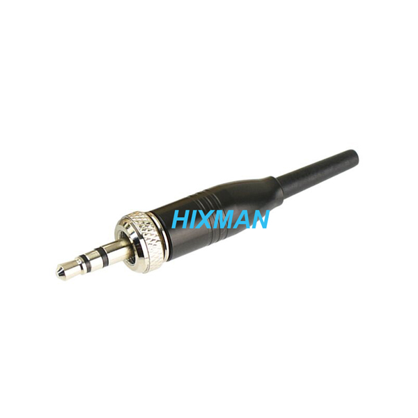 HIXMAN 3.5mm 1/8 Inch Stereo Locking Jack Plug Connector For Sennheiser Sony Audio2000S Saramonic