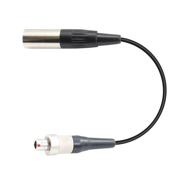 HIXMAN CA415 Convert adapter From Countryman E6/B6/H6-SL DPA Microphones With TA4F FOR Shure to Zaxcom 3-Pin connector Wireless Bodypack Transmitter