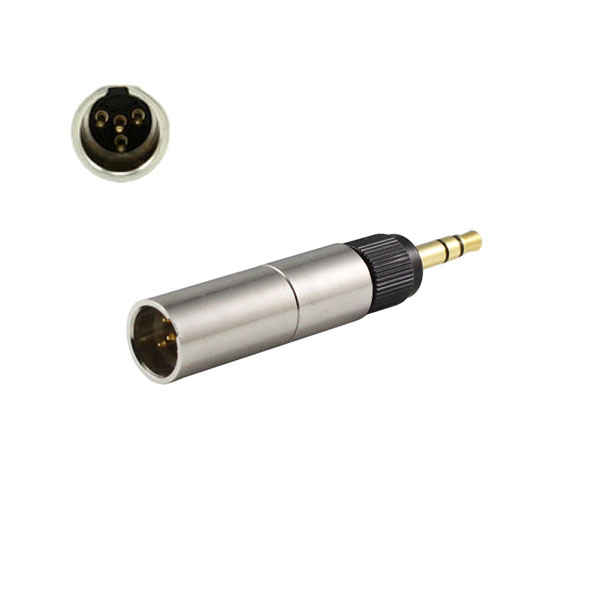 HIXMAN CA321 Convert Adapter For AKG TA4F to Sennheiser Saramonic Rode Nady Wireless Transmitter and Zoom Tascam Sony Recorder 3.5mm Plug