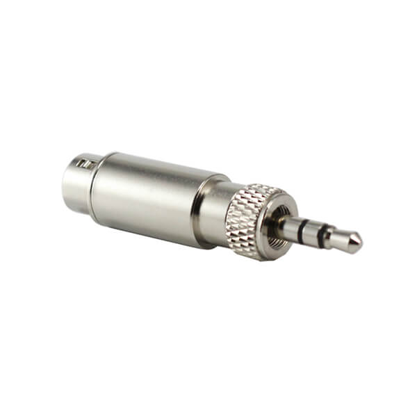 HIXMAN CA805 Convert Adapter For Audio Technica 4-Pin Hirose to Sony 3.5mm Locking Plug Wireless Bodypack Transmitter