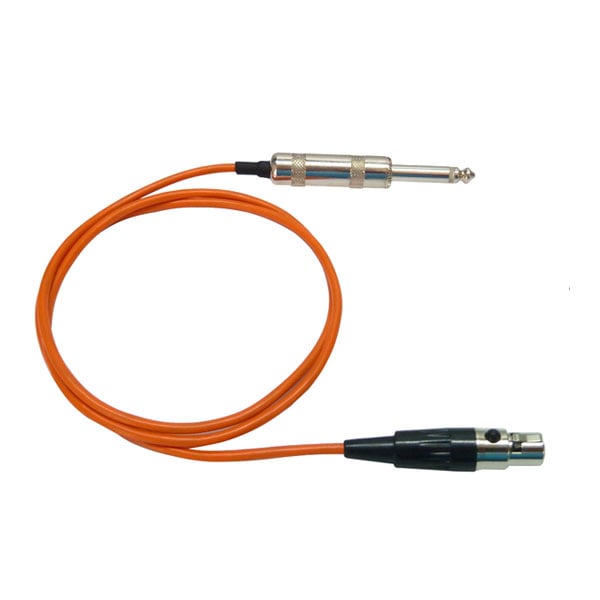 HIXMAN G4AV Instrument Cable 4-Pin Mini XLR TA4F to 1/4" for Electro-Voice Telex Wireless System