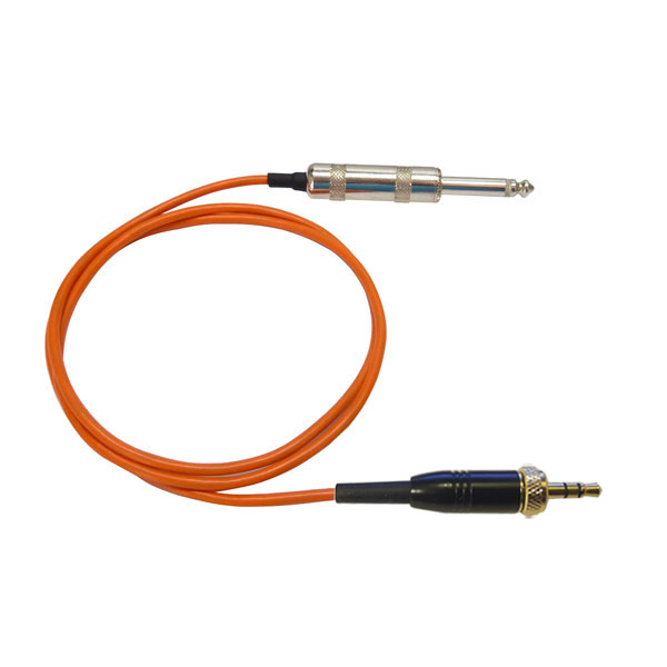 HIXMAN G4SE Instrument Cable 3.5mm Locking Plug to 1/4" for Sennheiser Wireless System