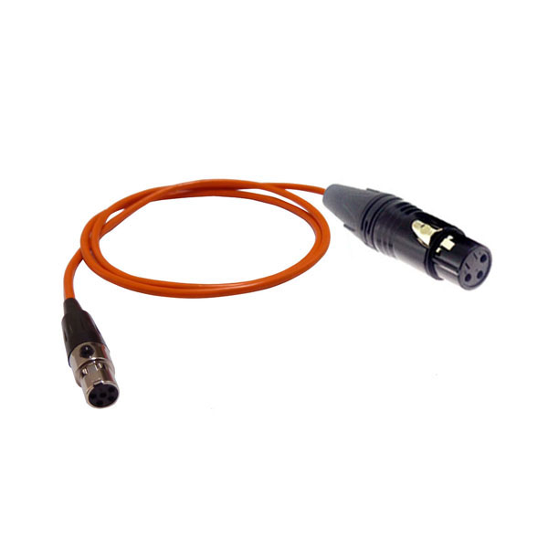 HIXMAN WA40 Microphone cable XLR 3-Pin Female Connector to Mini XLR 5-Pin TA5F Connector For Lectrosonics Wireless Transmitter